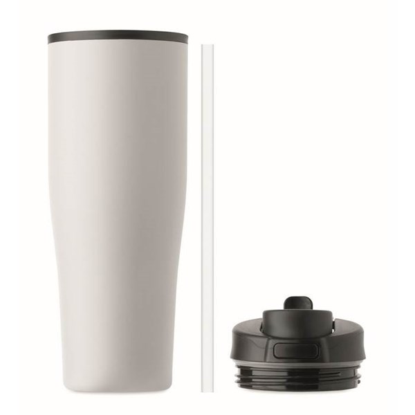 Obrázky: Biely termohrnček s dvojitou stenou 900 ml, Obrázok 8