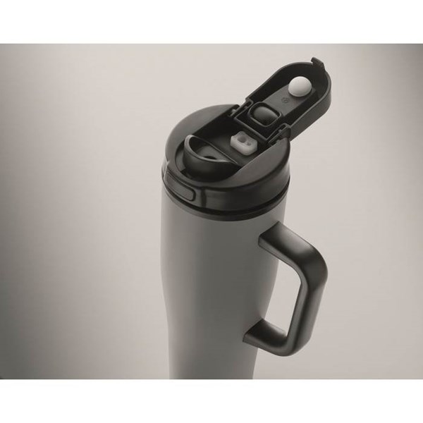 Obrázky: Sivý termohrnček s dvojitou stenou 900 ml, Obrázok 4
