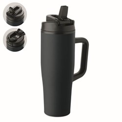 Obrázky: Tmavomodrý termohrnček s dvojitou stenou 900 ml