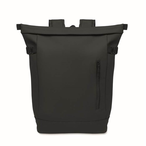 Obrázky: Čierny PU ruksak na bicykel na notebook 20L, Obrázok 3