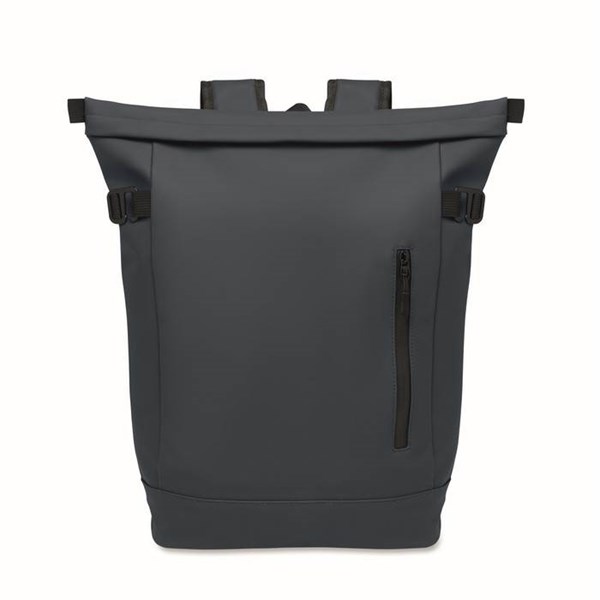 Obrázky: Modrý PU ruksak na bicykel na notebook 20L, Obrázok 3