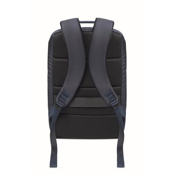 Obrázky: Modrý ruksak na notebook, polstrovaný chrbát, 15L, Obrázok 11