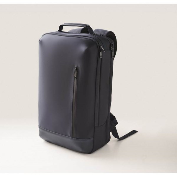 Obrázky: Modrý ruksak na notebook, polstrovaný chrbát, 15L, Obrázok 16