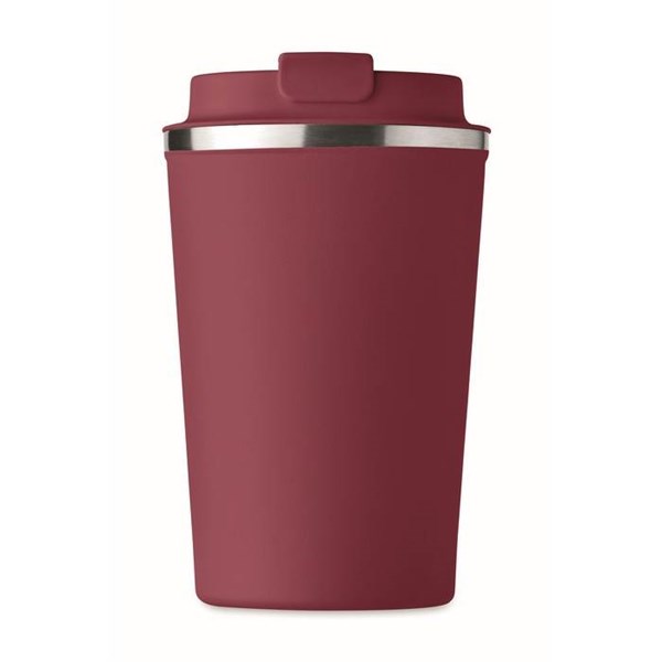 Obrázky: Dvojstenný pohárik 350 ml v odtieni bordó, Obrázok 2