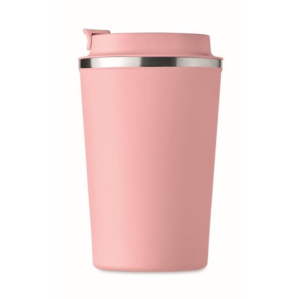 Obrázky: Svetloružový dvojstenný pohárik 350 ml, Obrázok 4