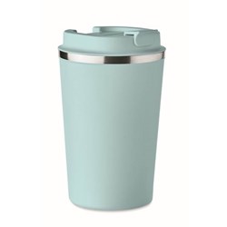 Obrázky: Svetlomodrý dvojstenný pohárik 350 ml