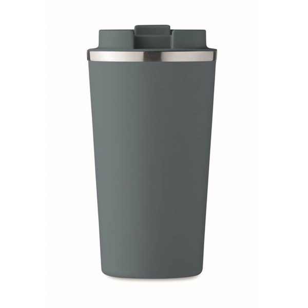 Obrázky: Dvojstenný nerez hrnček 510 ml, petrolejový, Obrázok 5