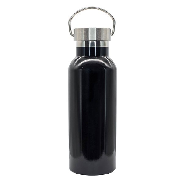 Obrázky: Dvojstenná kovová termoska 500 ml., čierna