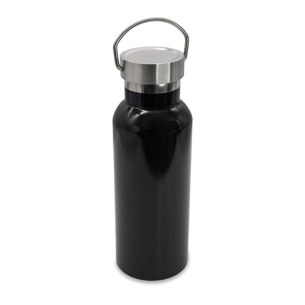 Obrázky: Dvojstenná kovová termoska 500 ml., čierna, Obrázok 2