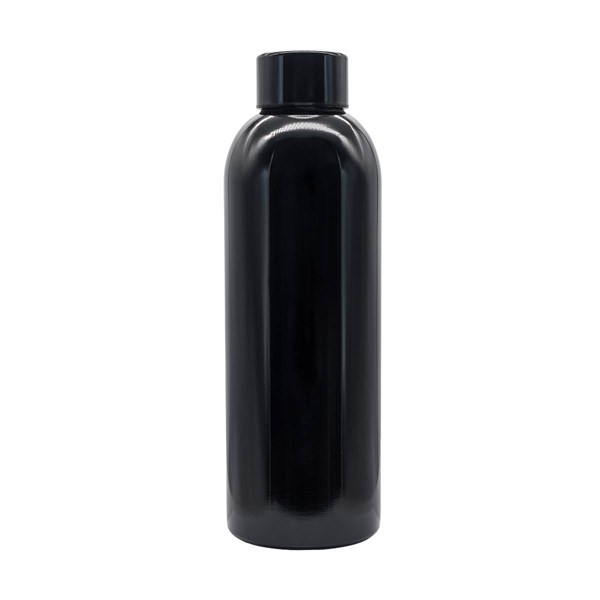Obrázky: Jednostenná fľaša z nerez. ocele 750 ml, čierna