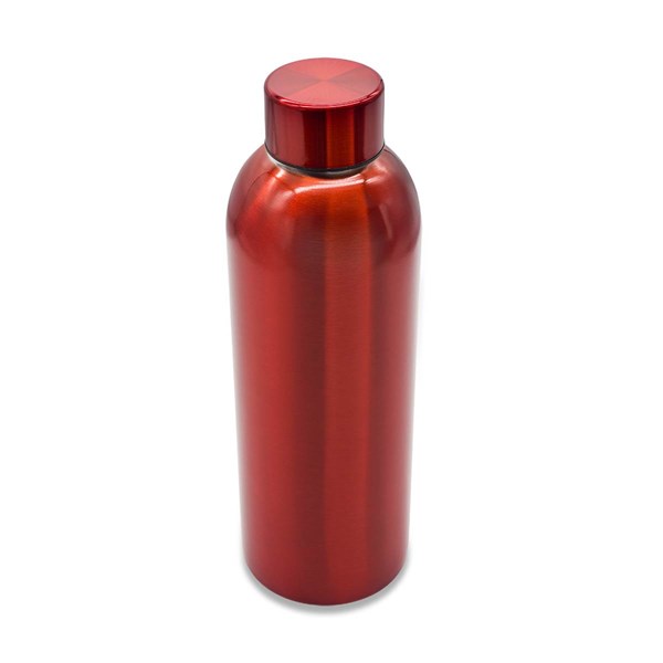Obrázky: Jednostenná fľaša z nerez. ocele 750 ml, červená, Obrázok 2