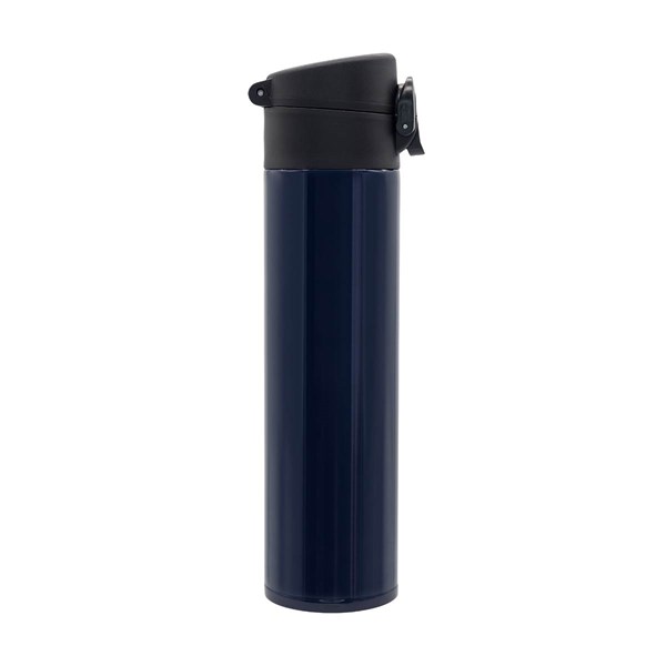 Obrázky: Tmavomodrý nerezový termohrnček / termoska 350 ml, Obrázok 2