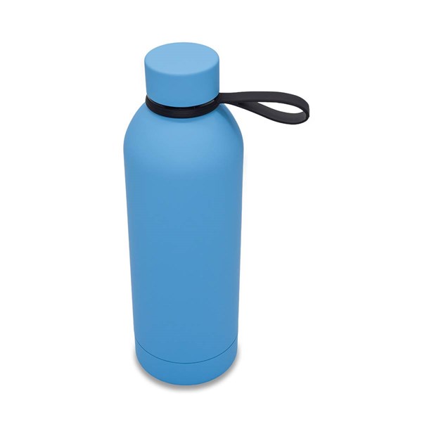 Obrázky: Termoska s rukoväťou 500 ml, svetlomodrá, Obrázok 2