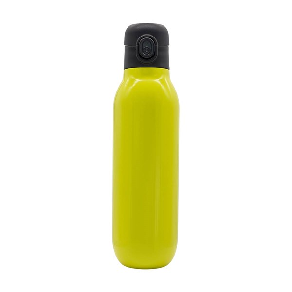 Obrázky: Dvojstenná vákuová kov. termoska 500 ml, žltá
