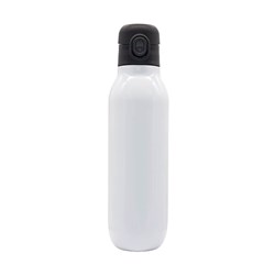 Obrázky: Dvojstenná vákuová kov. termoska 500 ml, biela