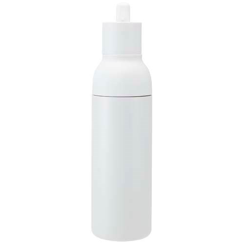 Obrázky: Dvojst. nerez fľaša 650ml, 3 viečka, biela, Obrázok 7