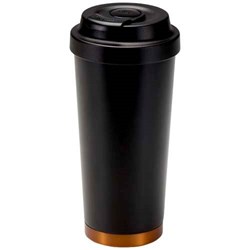 Obrázky: Nerez hrnček 480ml s vak. izoláciou, čierna