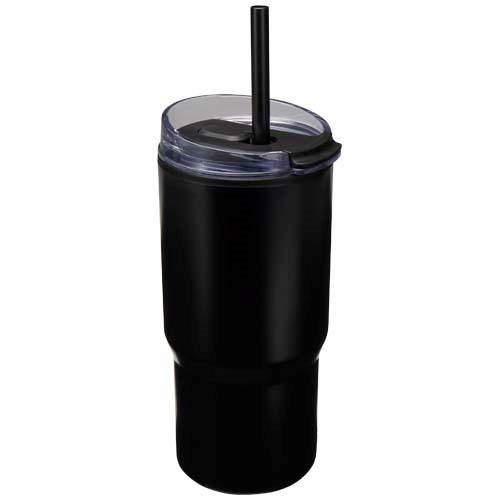 Obrázky: Izol. hrnček 540ml, dvoj.stena, čierna