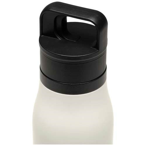 Obrázky: Nerez termofľaša 500ml s vak. izoláciou, biela, Obrázok 3