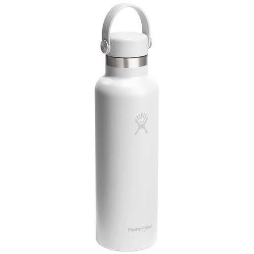 Obrázky: Hydro Flask nerezová fľaša 621ml, slamka, biela