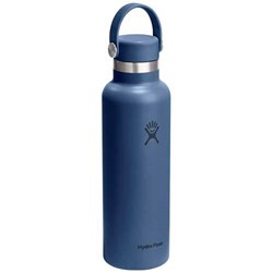 Obrázky: Hydro Flask nerezová fľaša 621ml, slamka, tm.modrá