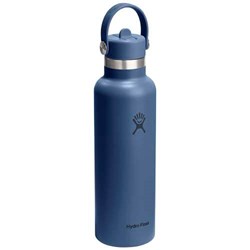Obrázky: Hydro Flask dvoj. nerez fľaša,ucho 0,6l, tm.modrá