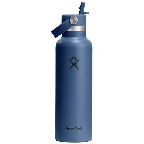 Obrázky: Hydro Flask dvoj. nerez fľaša,ucho 0,6l, tm.modrá, Obrázok 2