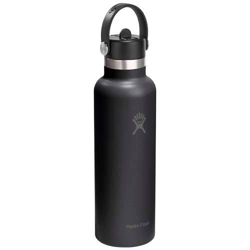 Obrázky: Hydro Flask dvoj nerez.fľaša s uchom 621 ml,čierna