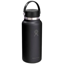 Obrázky: Hydro Flask široká nerez fľaša 946 ml, čierna