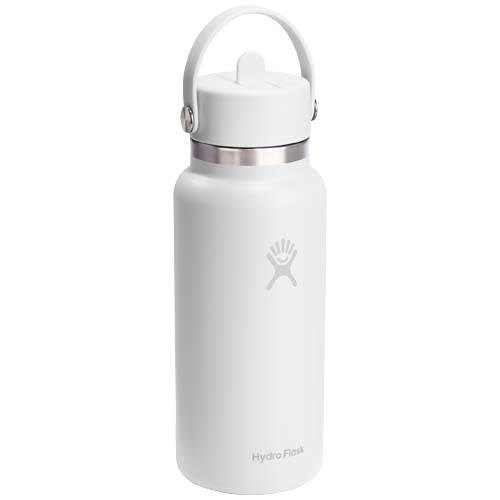 Obrázky: Hydro Flask nerez fľaša 946 ml so slamkou, čierna