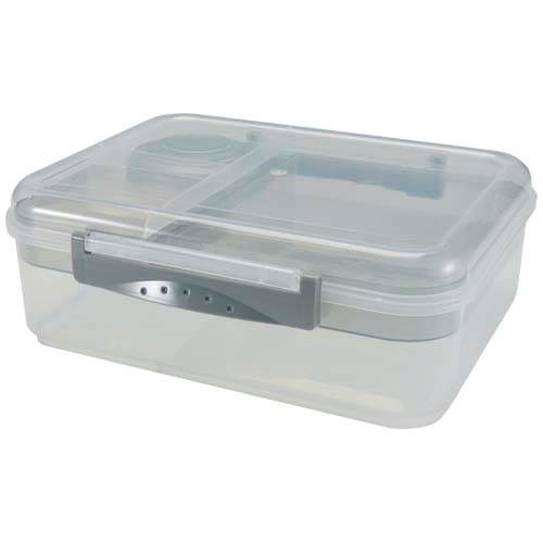Obrázky: Desiatový box 1450 ml, 3 priehradky, sv. šedá