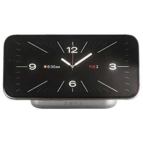 Obrázky: Zens 15W magnet. nabíjačka na stolík, biela, Obrázok 5