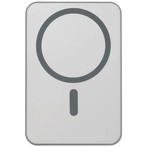 Obrázky: Magnet. powerbanka 10000mAh, rec.hliník, striebor., Obrázok 2