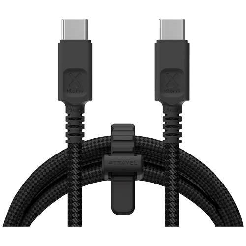 Obrázky: Xtorm CX3071 opletený kábel 100W USB-C PD, čierny, Obrázok 5