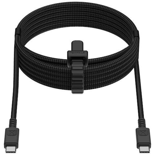 Obrázky: Xtorm CX3071 opletený kábel 100W USB-C PD, čierny, Obrázok 7
