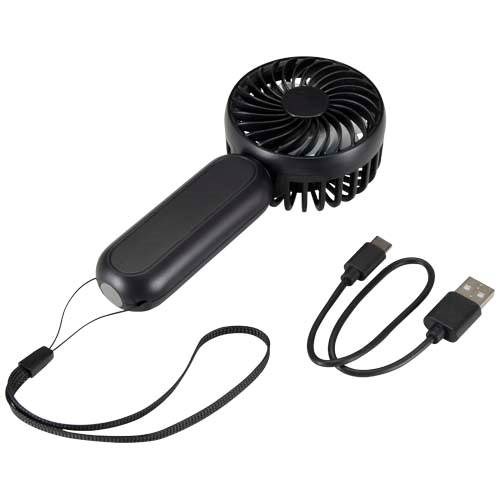 Obrázky: Prenosný ventilátor, rec. plast, 3rýchl., čierna, Obrázok 3