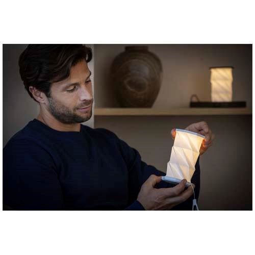 Obrázky: Skladacia stmievateľná stolová lampa, rec., biela, Obrázok 5