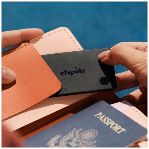 Obrázky: Chipolo CARD lokalizačná čipová karta, tmavošedá, Obrázok 6