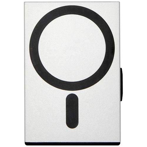 Obrázky: Magnet. držiak RFID kariet, hliník, strieborná, Obrázok 2