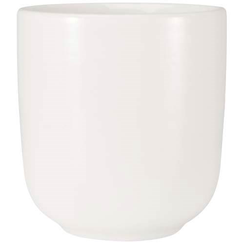 Obrázky: Biela sada kanvice 600ml a 2 šálok 90 ml, keramika, Obrázok 4