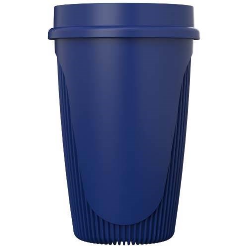 Obrázky: Hrnček 350ml s 360 ° viečkom, rec.plast, modrá, Obrázok 7
