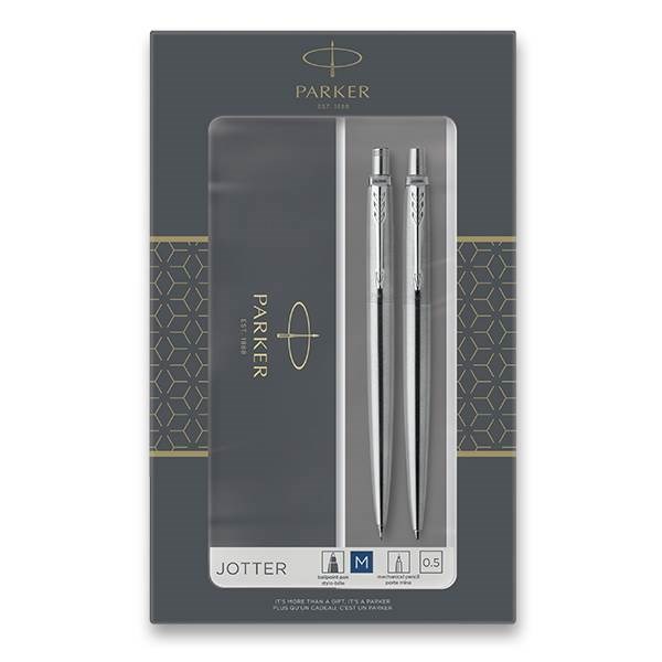 Obrázky: Sada mechan.ceruzky a gul. pera PARKER JOTTER Stainless Steel CT, Obrázok 2