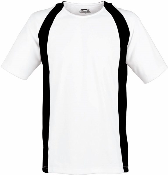 Obrázky: Slazenger,COOL FIT , tričko, biela/čierna,XL, Obrázok 2