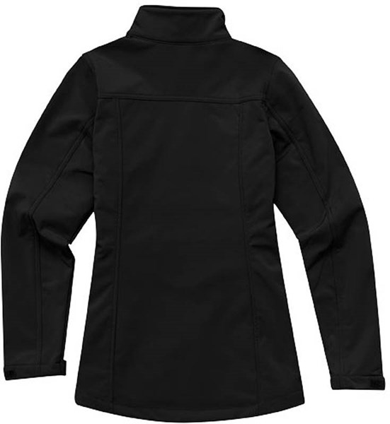 Obrázky: Čierna dámska softshellová bunda Maxson ELEVATE L, Obrázok 2