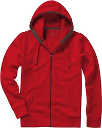 Obrázky: Arora mikina ELEVATE s kapuc. na zips,červená,XXL