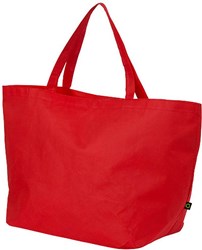 Obrázky: Červená netkaná nákupná taška