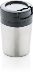 Zobrazit detaily pro Strieborno-čierny hrnček na kávu TO GO s viečkom Obrázky: Strieborno-čierny hrnček na kávu TO GO s viečkom