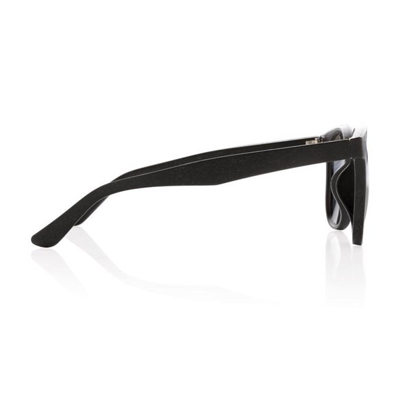 Obrázky: Čierne slnečné okuliare s rámom zo slamy, Obrázok 3
