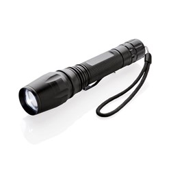 Zobrazit detaily pro Čierna hliníková 10W CREE LED odolná baterka Obrázky: Čierna hliníková 10W CREE LED odolná baterka