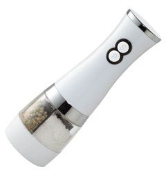 Zobrazit detaily pro Bielo-strieb. elektrický mlynček na soľ a korenie Obrázky: Bielo-strieb. elektrický mlynček na soľ a korenie